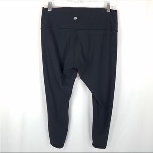 Lululemon pants black P6 high rise leggings 12
